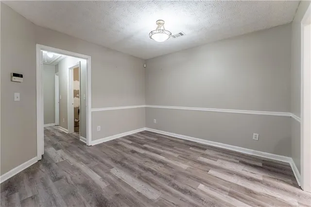 wooden floor in an empty room