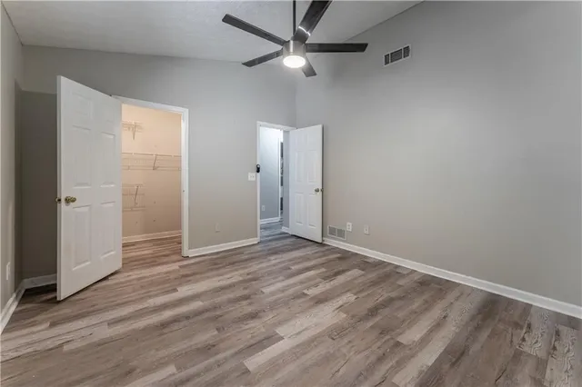 wooden floor in an empty room