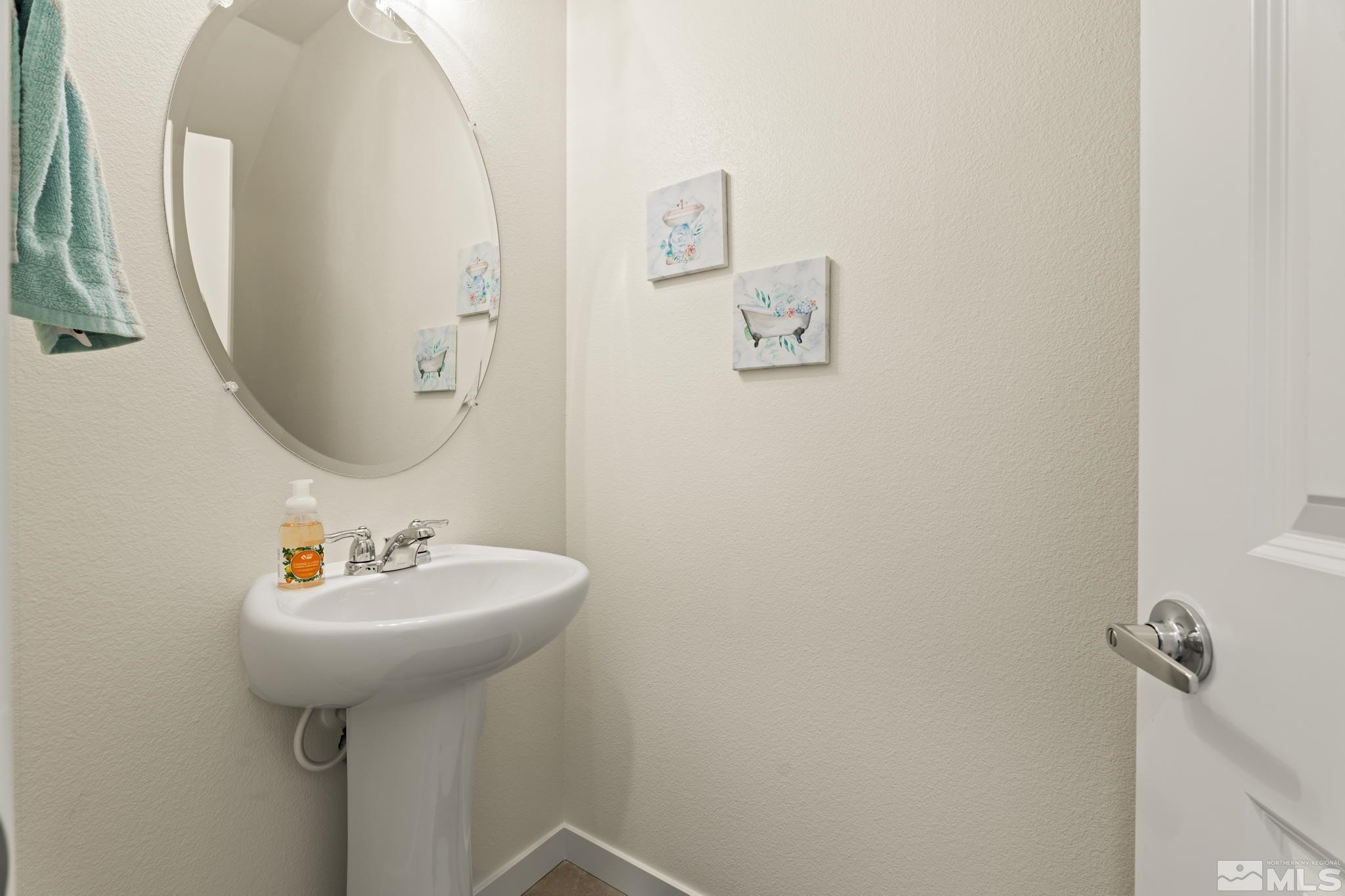 4920 Little Rock Way Sun Valley, NV 89433 - Photo 27 of 37 a bathroom with a sink and a mirror