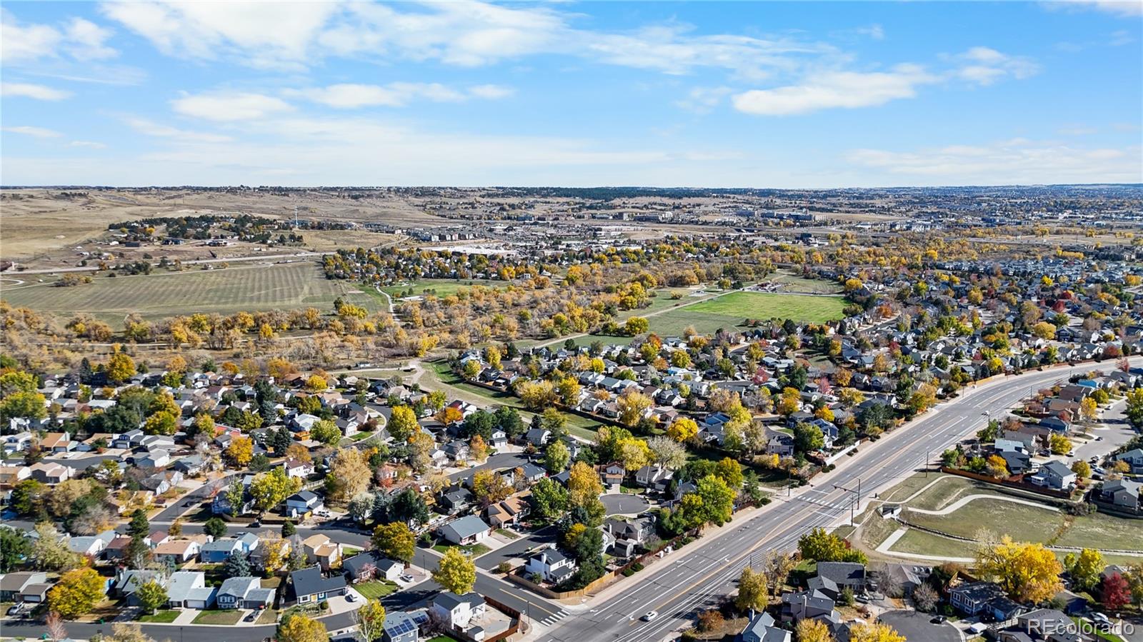 8567 Rabbitbrush Way Parker, CO 80134 - Photo 3 of 46 an aerial view of a city