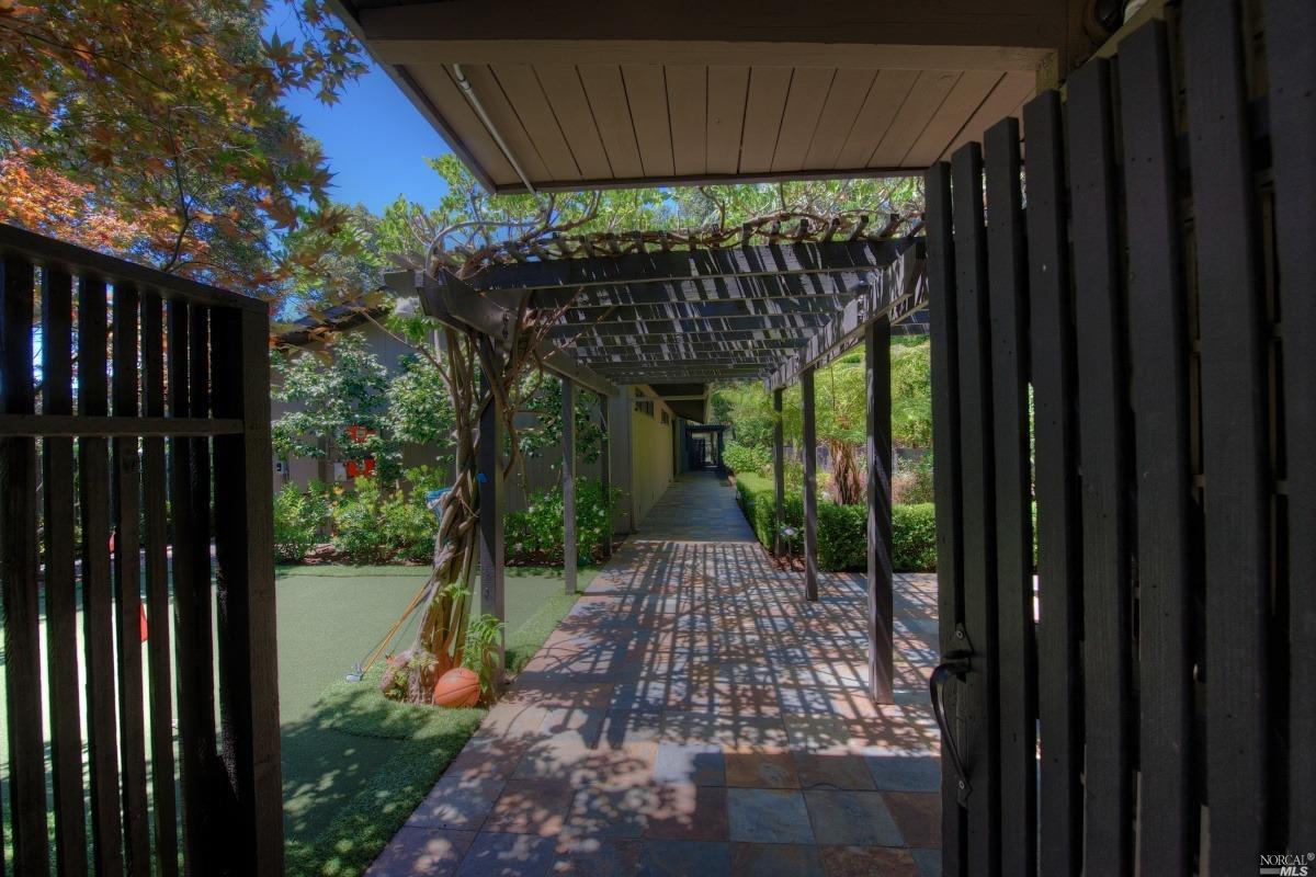 641 Goodhill Road Kentfield, CA 94904 - Photo 1 of 1 a view of a backyard with pathway