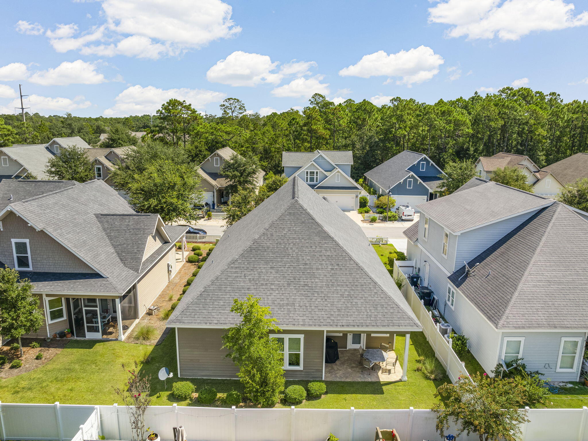 209 Blakely Drew Boulevard Santa Rosa Beach, FL 32459 - Photo 36 of 45 an aerial view of a house