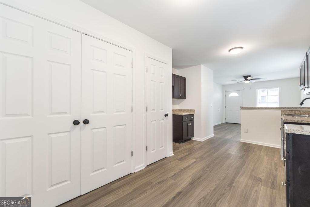 180 Ward Street Macon, GA 31204 - Photo 13 of 26 a view of a kitchen with wooden floor
