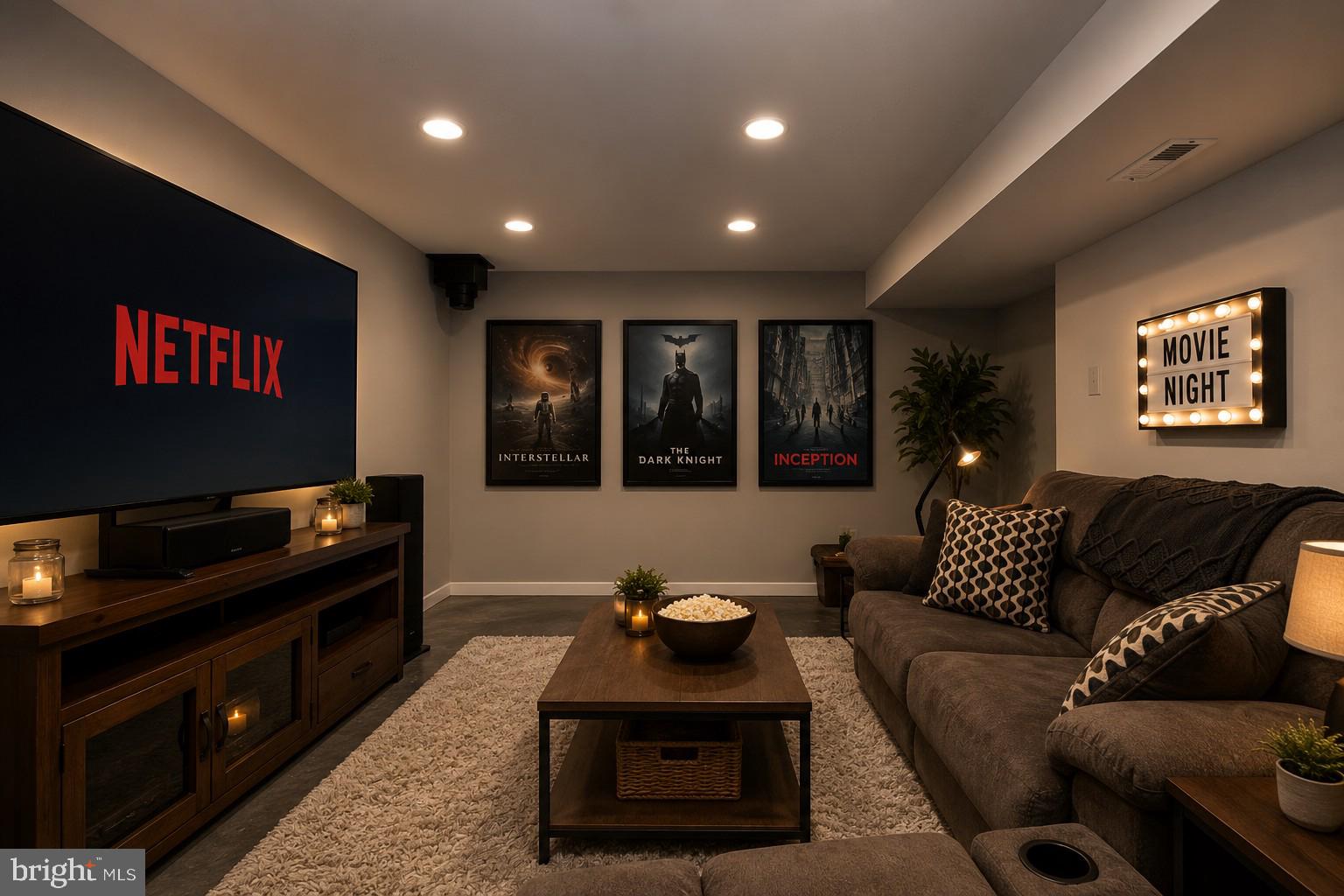227 Mountain Heights Road Front Royal, VA 22630 - Photo 28 of 44 Digitally staged movie room for inspiration