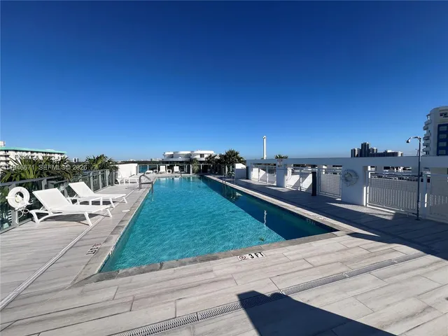 a view of a terrace with seating space