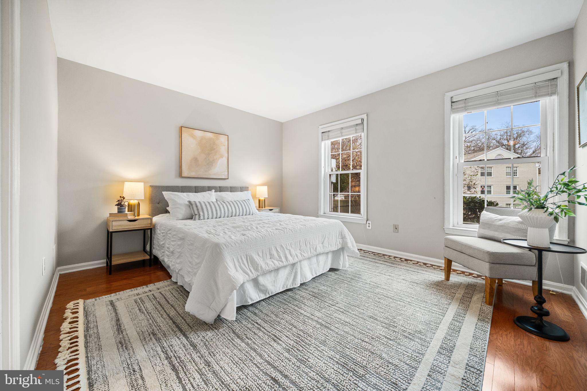 4931 7th Road South, Unit 4931 Arlington, VA 22204 - Photo 14 of 25 a bedroom with a bed and a window