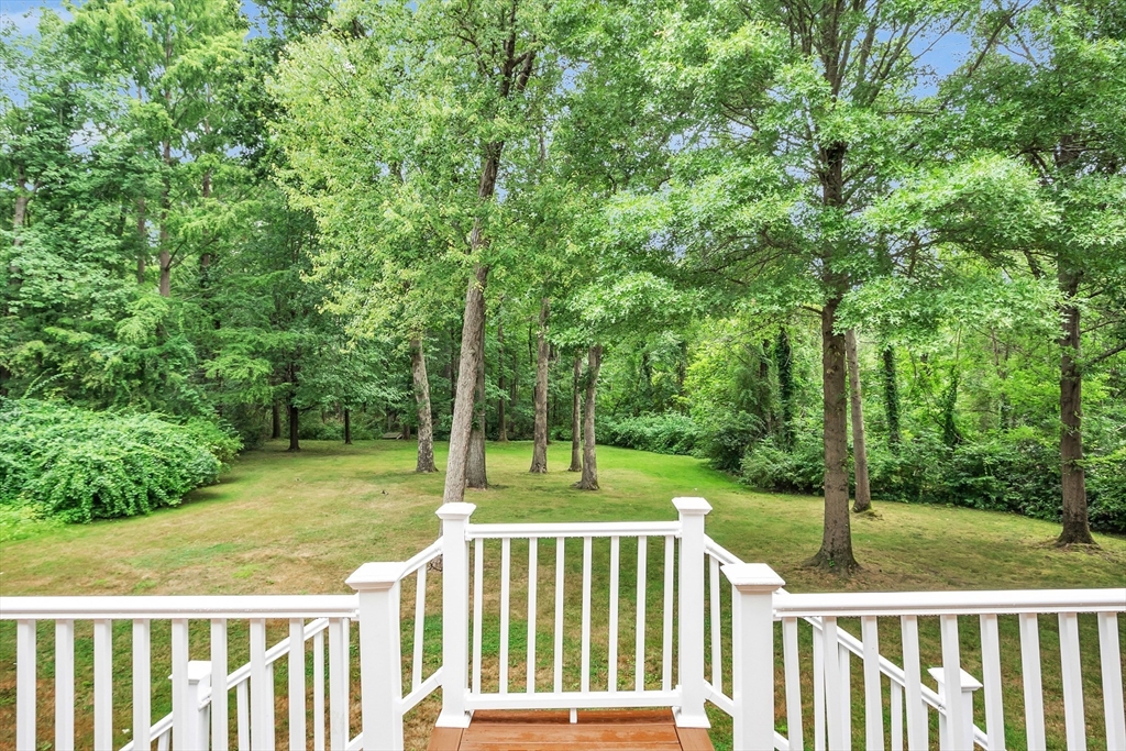7 Apple Ridge Drive Natick, MA 01760 - Photo 28 of 42 a view of a deck with a trees