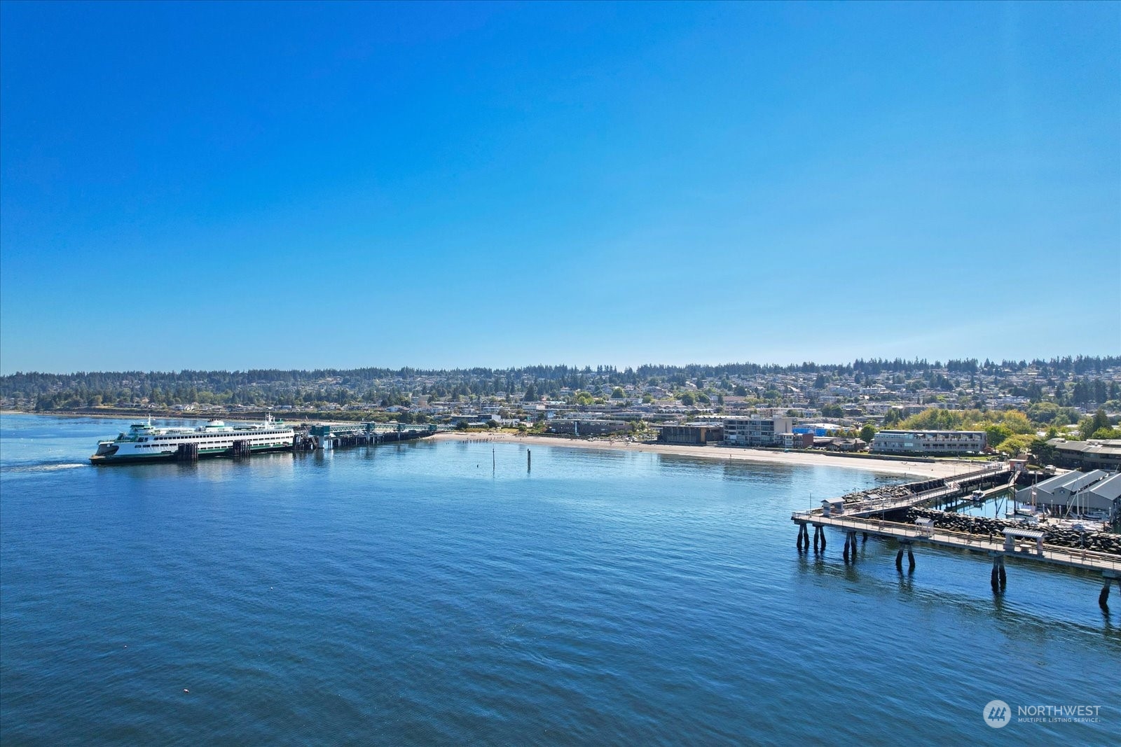655 Main Street, Unit 202 Edmonds, WA 98020 - Photo 38 of 40 a view of a ocean with city view