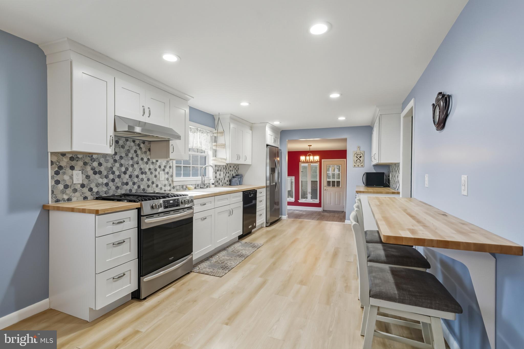 1217 Forge Road Cherry Hill, NJ 08034 - Photo 9 of 52 Modern kitchen with stylish finishes.