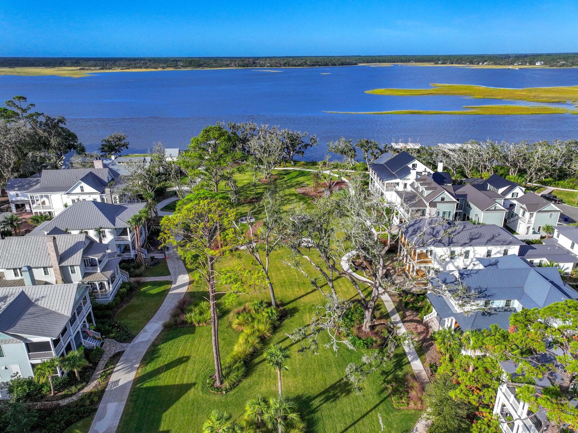 99 Marsh Court Fernandina Beach, FL 32034 - Photo 20 of 24 a view of an ocean and a building