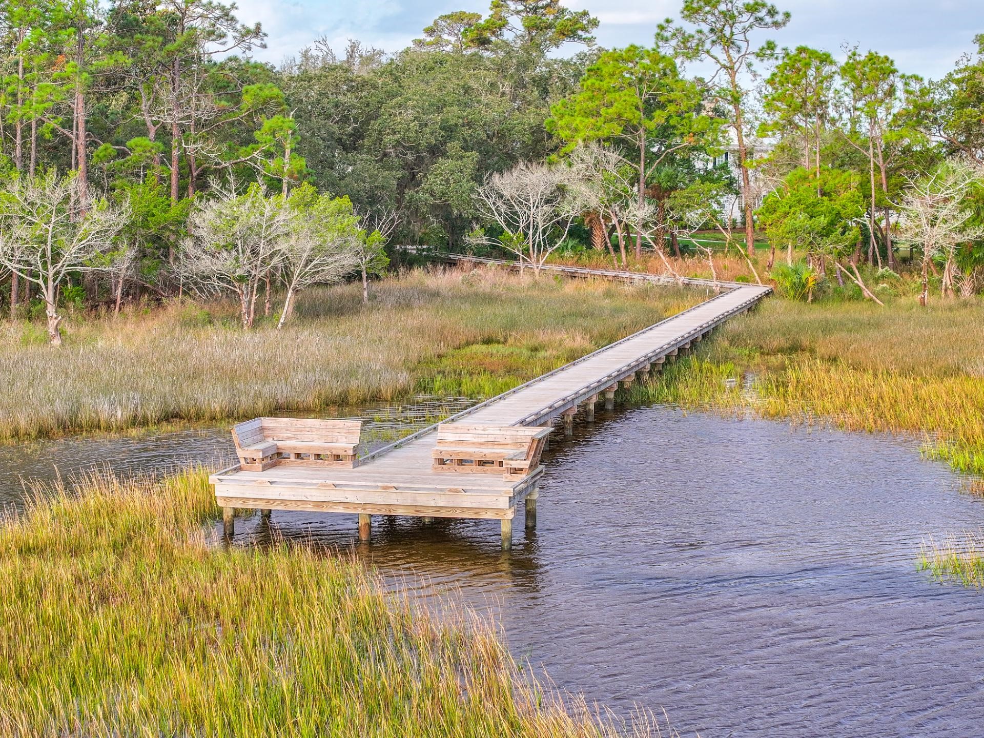 99 Marsh Court Fernandina Beach, FL 32034 - Photo 22 of 24 a view of a lake with a mountain