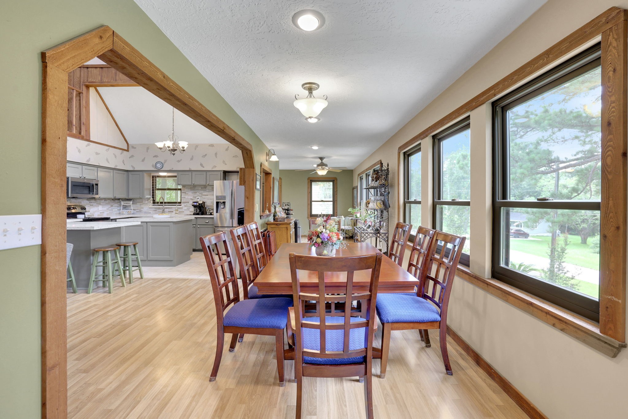 780 Hickory Ridge Drive Coldspring, TX 77331 - Photo 10 of 40 Room for a formal dining table - great for gatherings with family