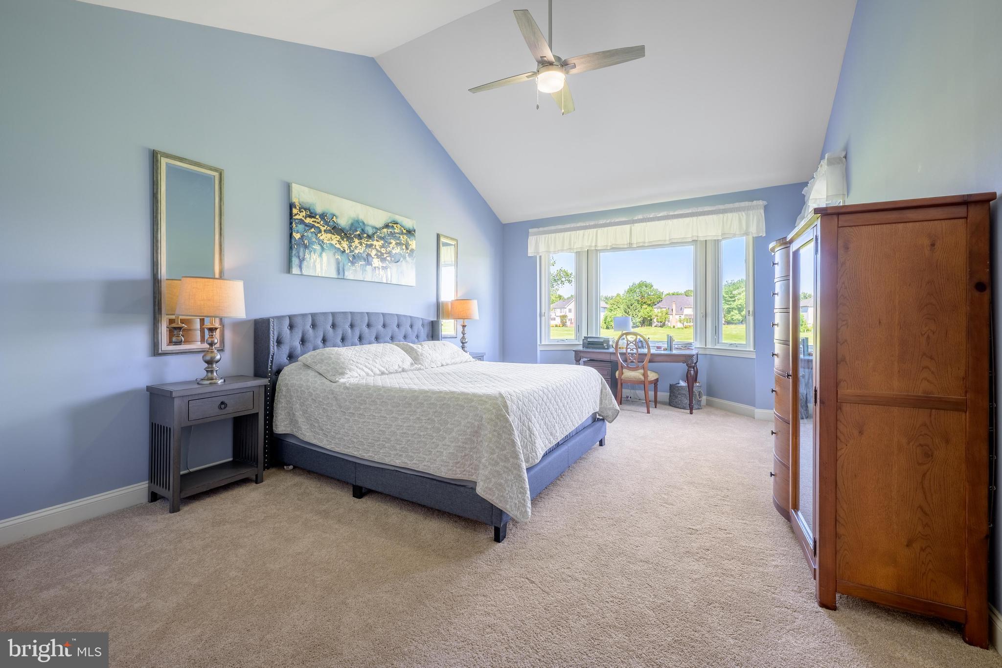 130 Augusta Drive Moorestown, NJ 08057 - Photo 13 of 36 a spacious bedroom with a bed dresser and a window
