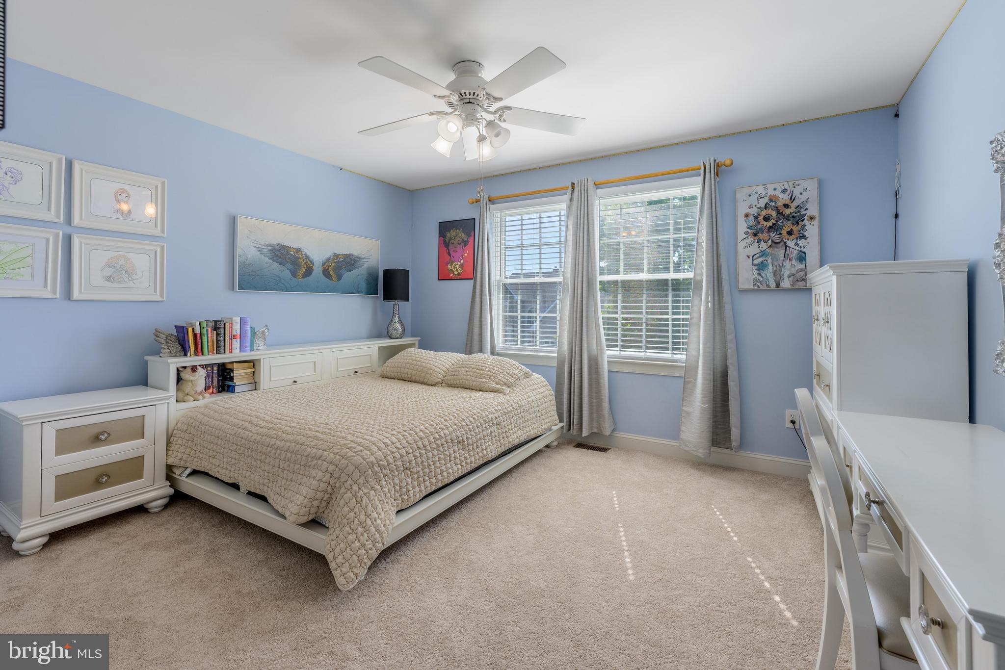 130 Augusta Drive Moorestown, NJ 08057 - Photo 20 of 36 a bedroom with a bed and a large window
