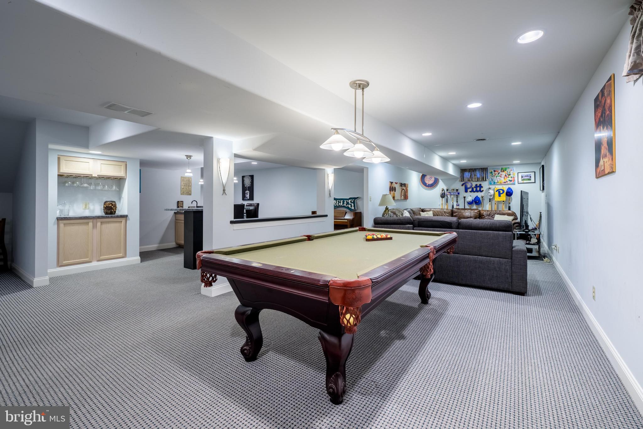 130 Augusta Drive Moorestown, NJ 08057 - Photo 22 of 36 a room with pool table and windows