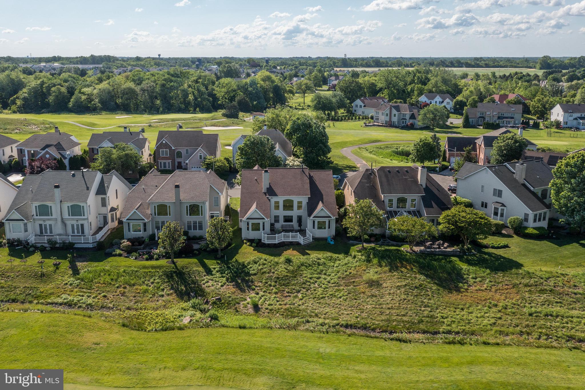130 Augusta Drive Moorestown, NJ 08057 - Photo 31 of 36 an aerial view of residential houses with outdoor space and swimming pool