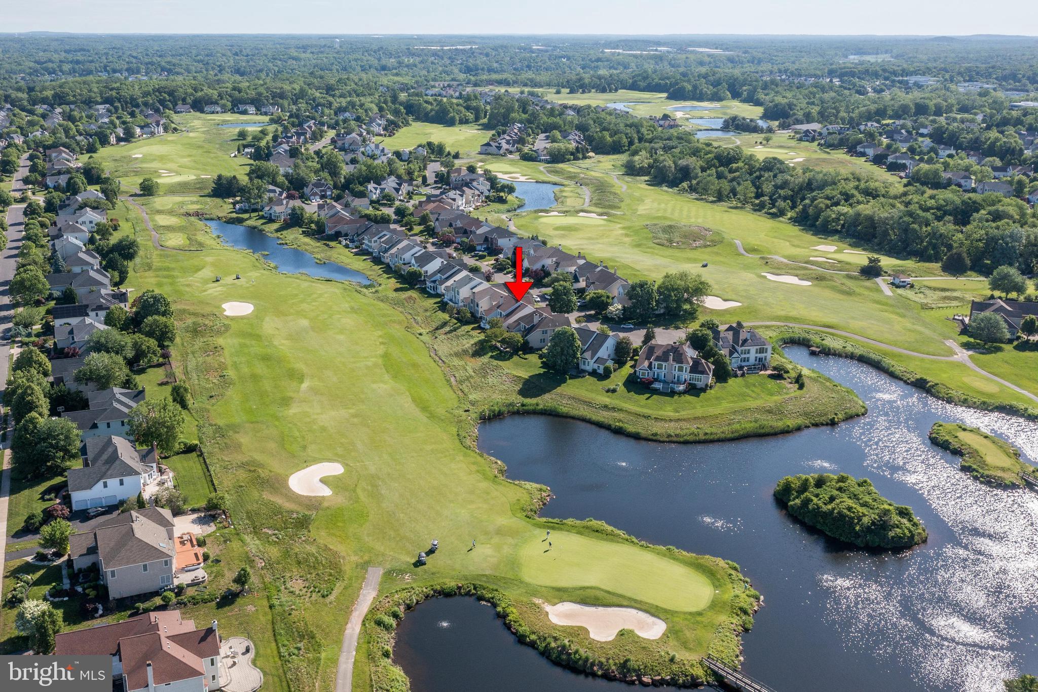 130 Augusta Drive Moorestown, NJ 08057 - Photo 32 of 36 an aerial view of residential house with outdoor space