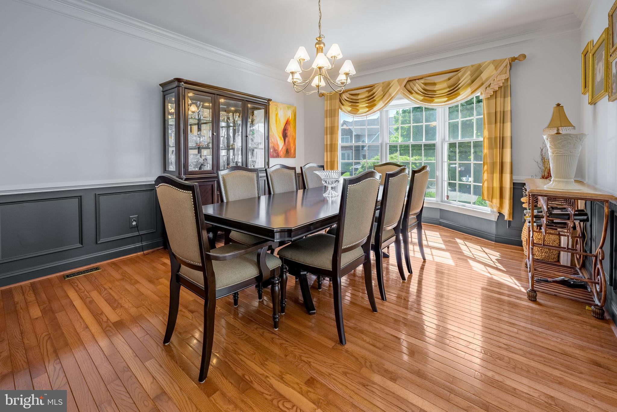 130 Augusta Drive Moorestown, NJ 08057 - Photo 4 of 36 a view of a dining room with furniture window and wooden floor