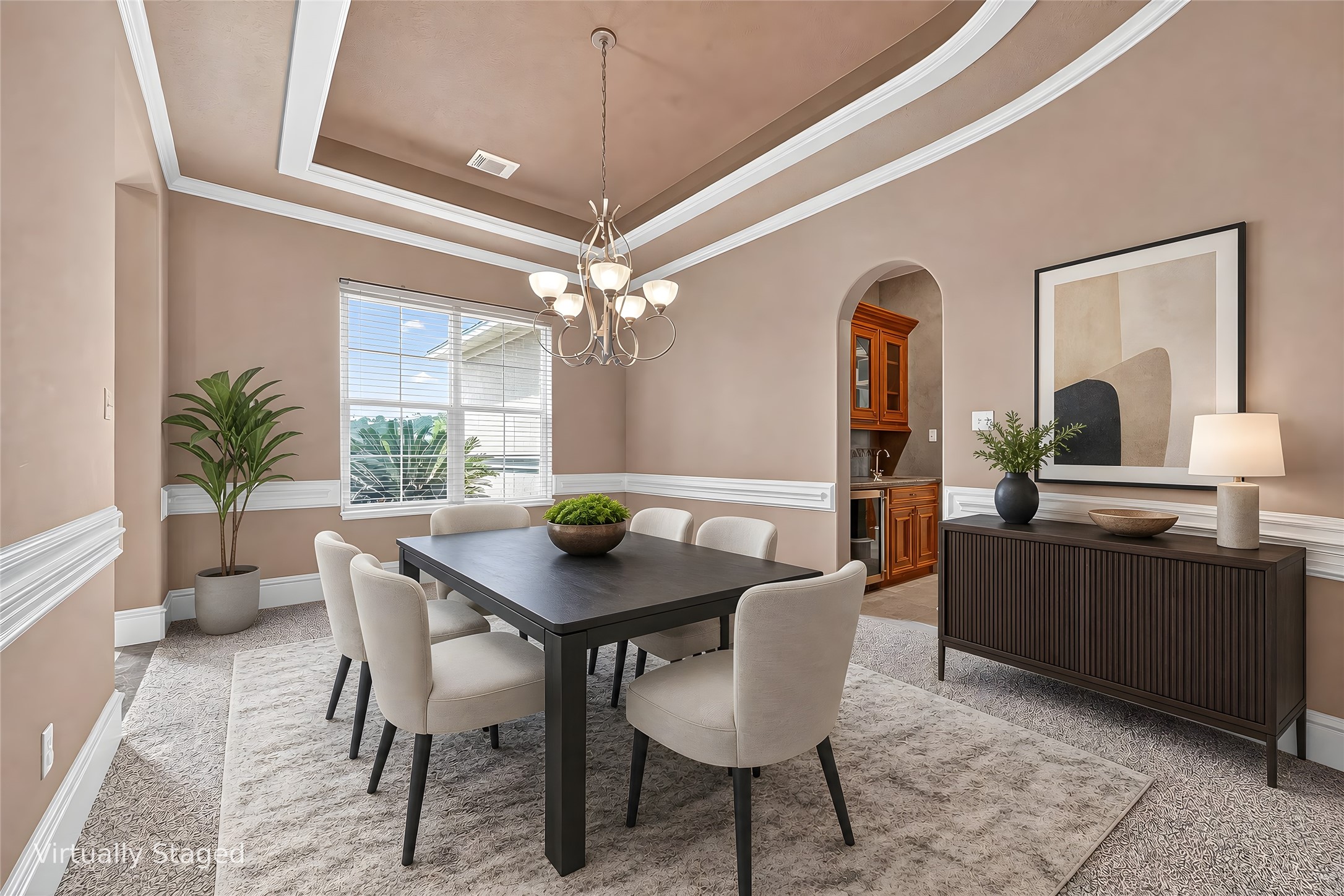25626 Windy Isle Court Spring, TX 77389 - Photo 7 of 45 A virtually staged impression of the formal dining room.