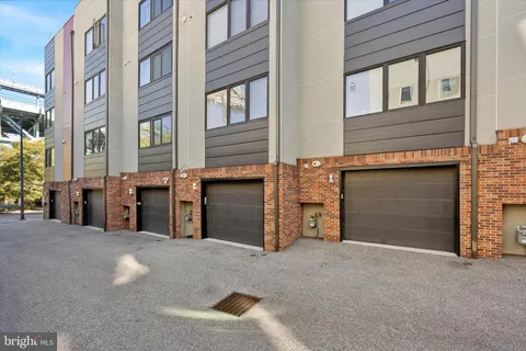 a view of a house with a garage