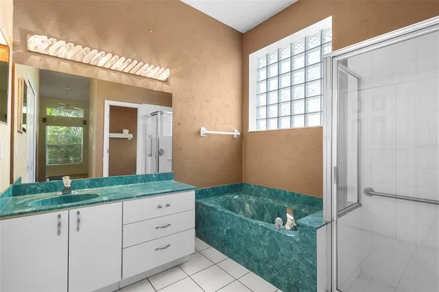 a view of a room with windows and outdoor view