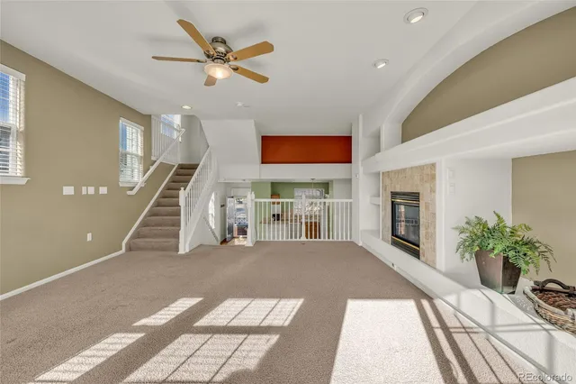 a view of a city from a balcony