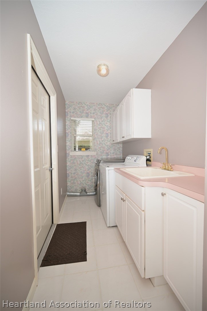 2737 Cheyenne Road Sebring, FL 33875 - Photo 35 of 50 a kitchen with a sink and a refrigerator