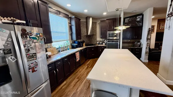 a view of kitchen and utility room