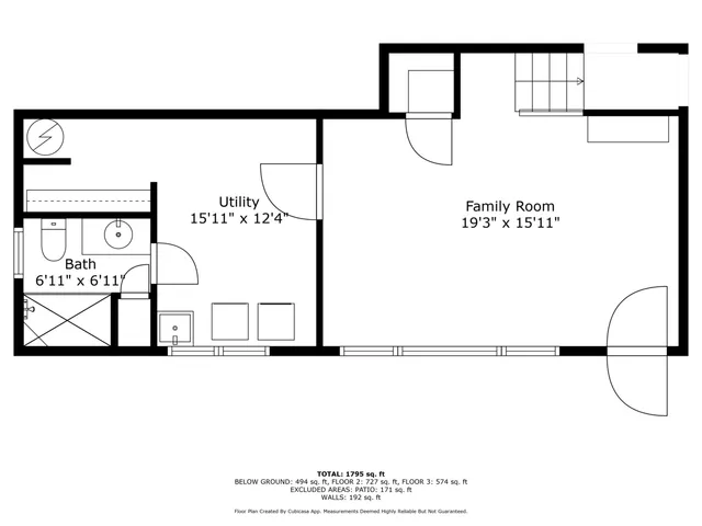 a picture of a room with racks on the wall