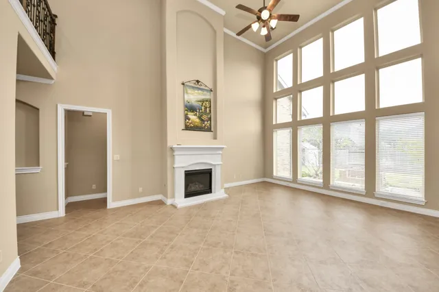 a view of a livingroom with a fireplace