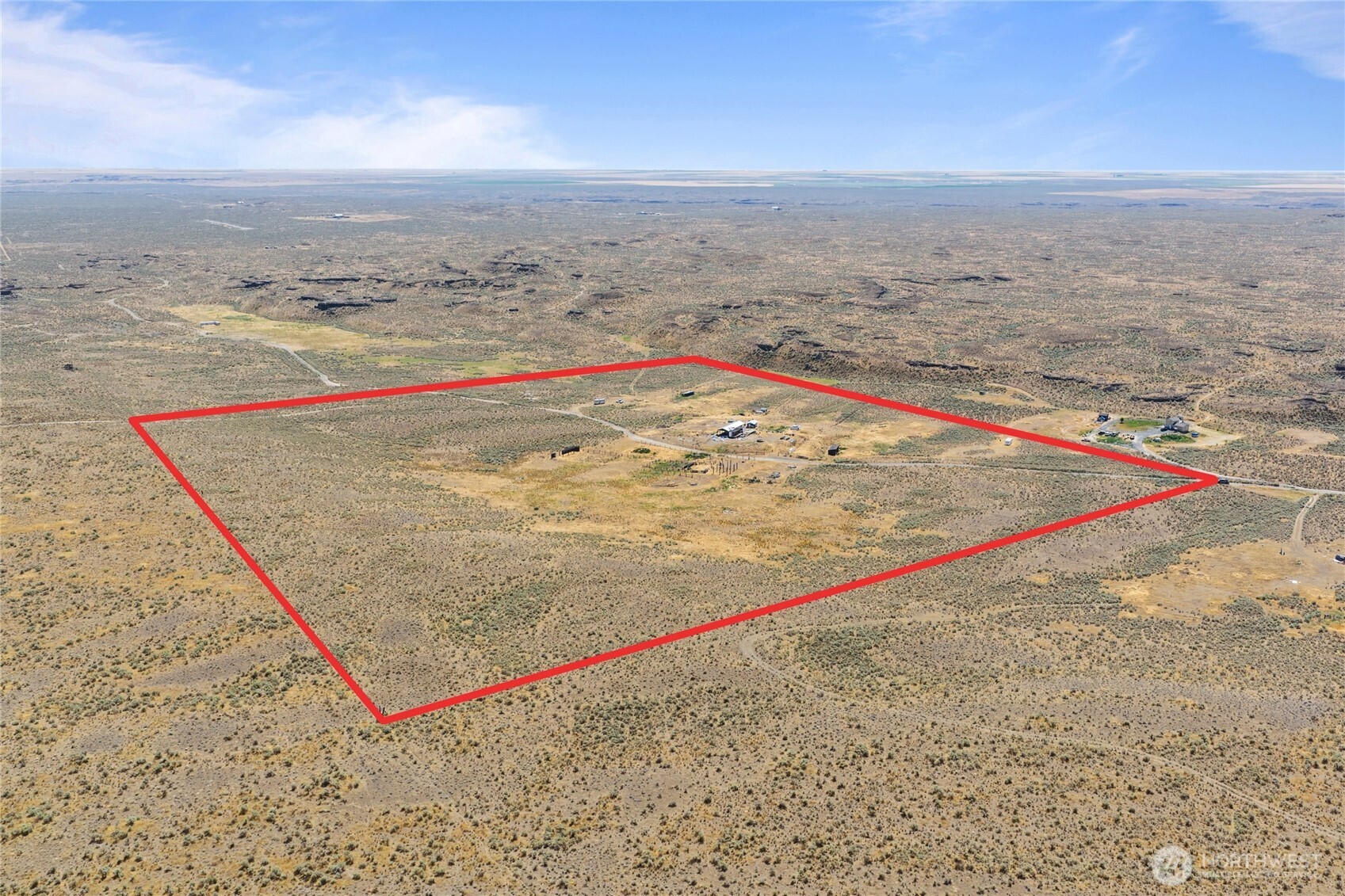 14371 Spirit Valley Road Northeast Moses Lake, WA 98837 - Photo 38 of 39 an aerial view of beach and ocean