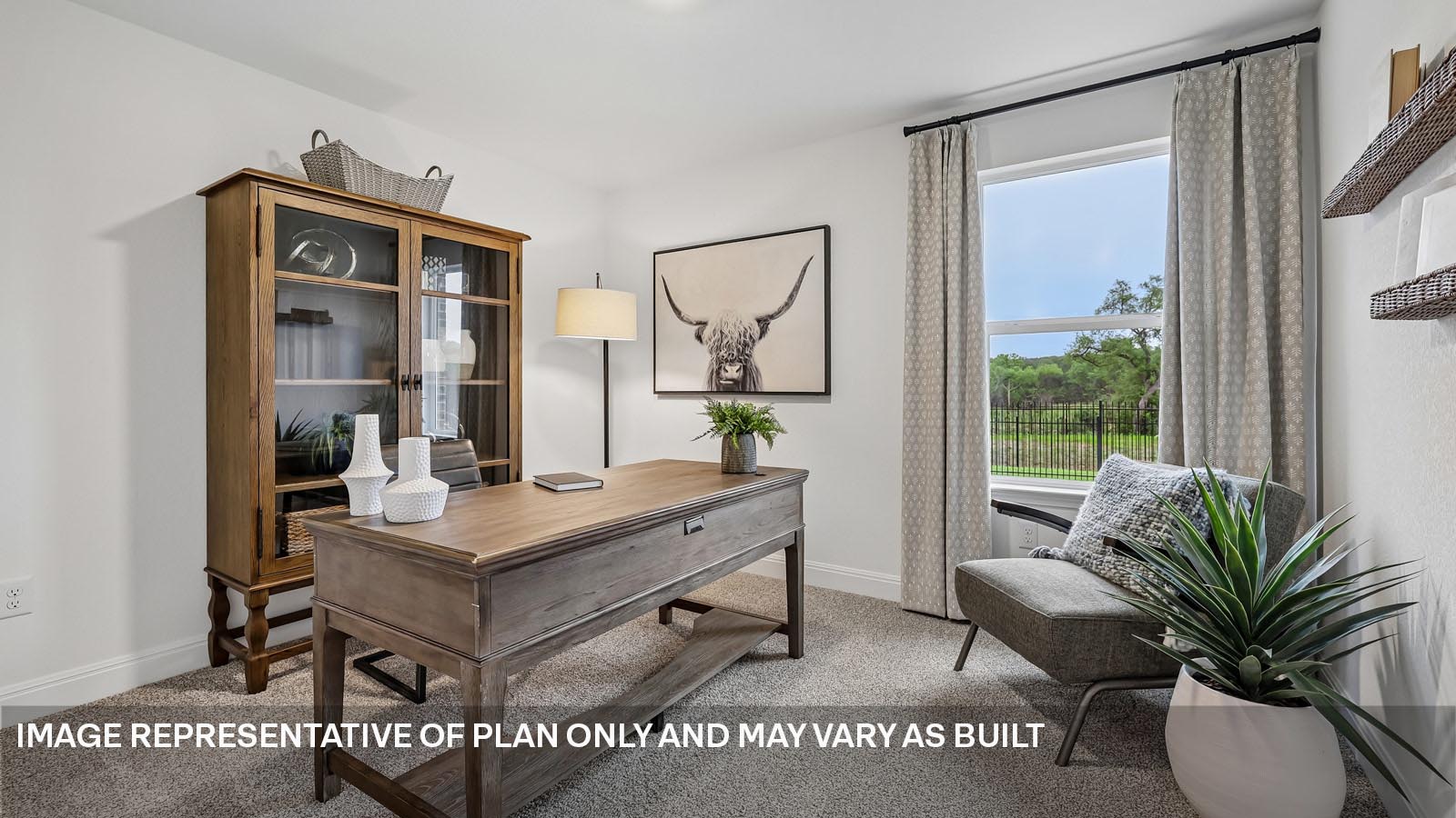 244 Rivers Edge Drive Georgetown, TX 78628 - Photo 21 of 37 a view of a workspace with furniture and a window