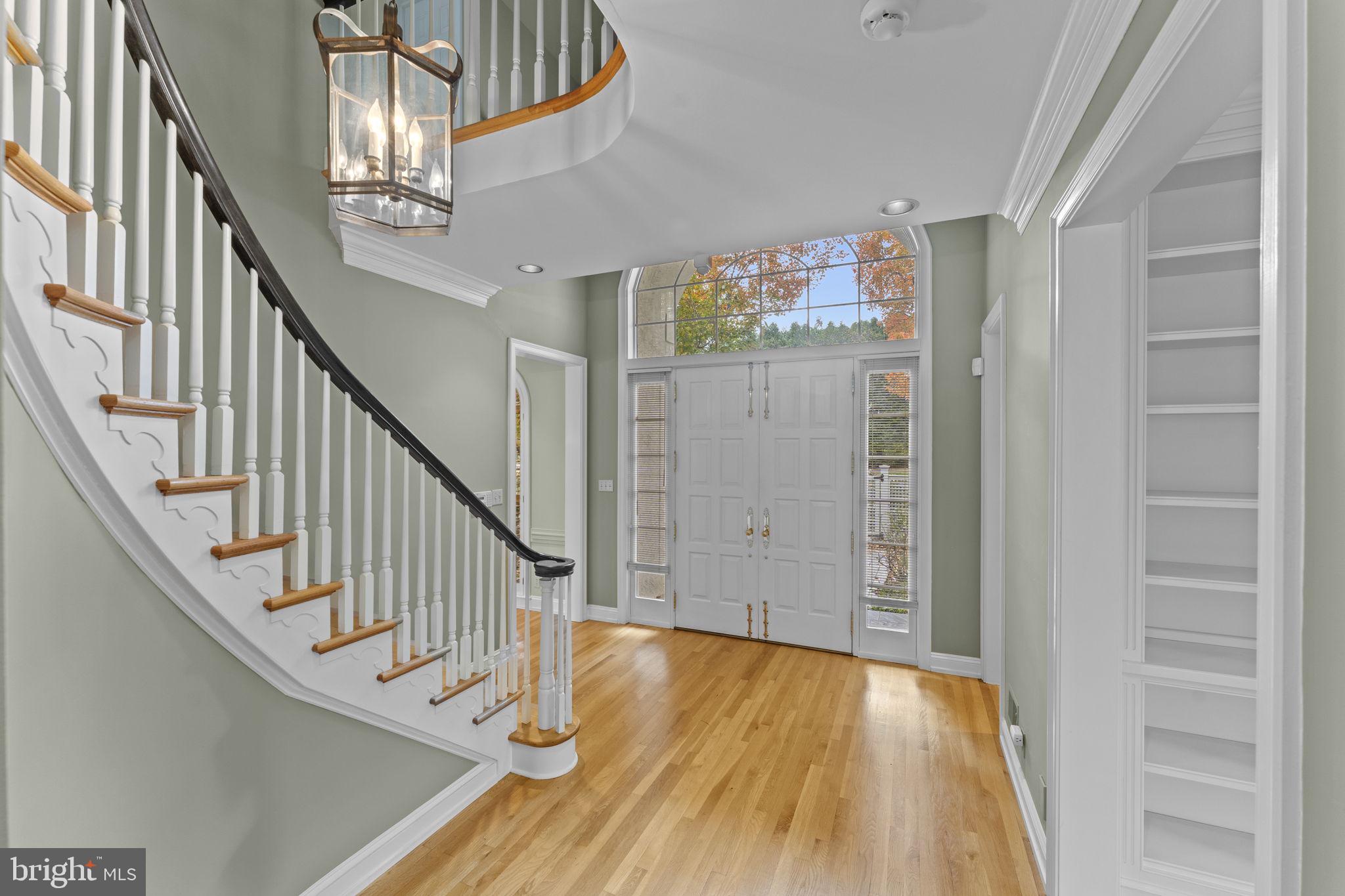 841 Mt Moro Road Villanova, PA 19085 - Photo 6 of 63 a view of entryway and hall with wooden floor