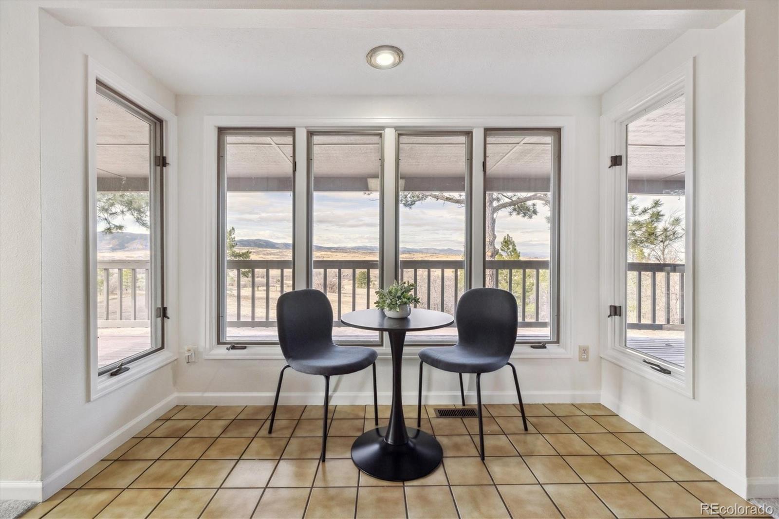 1482 North Perry Park Road Sedalia, CO 80135 - Photo 25 of 50 a living room with furniture and a large window