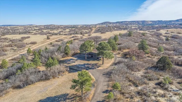 a view of city and mountain