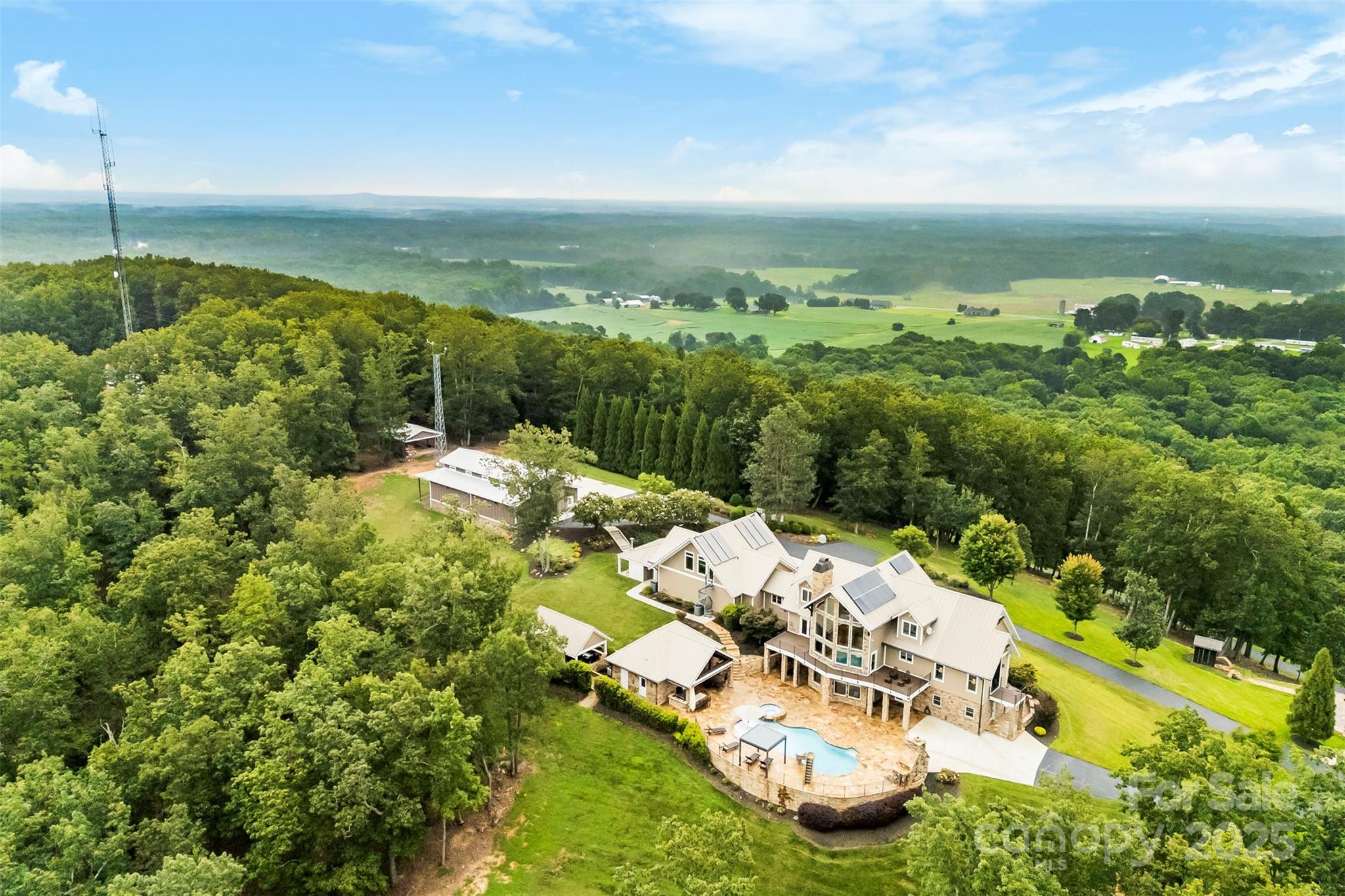 605 Recore Rdg Road Bessemer City, NC 28016 - Photo 2 of 48 a view of a terrace with lake view