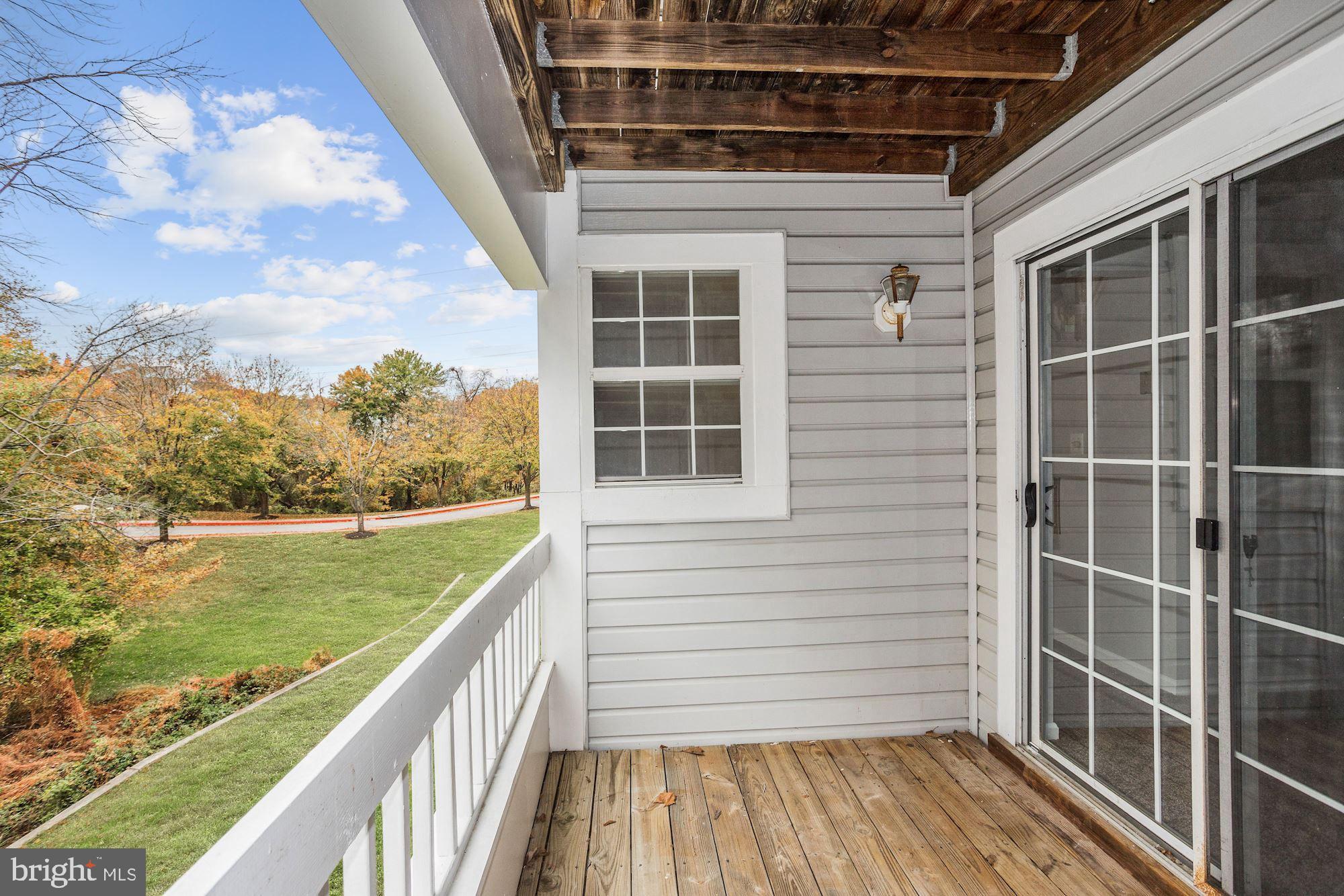 8589 Falls Run Road, Unit F Ellicott City, MD 21043 - Photo 19 of 25 Balcony