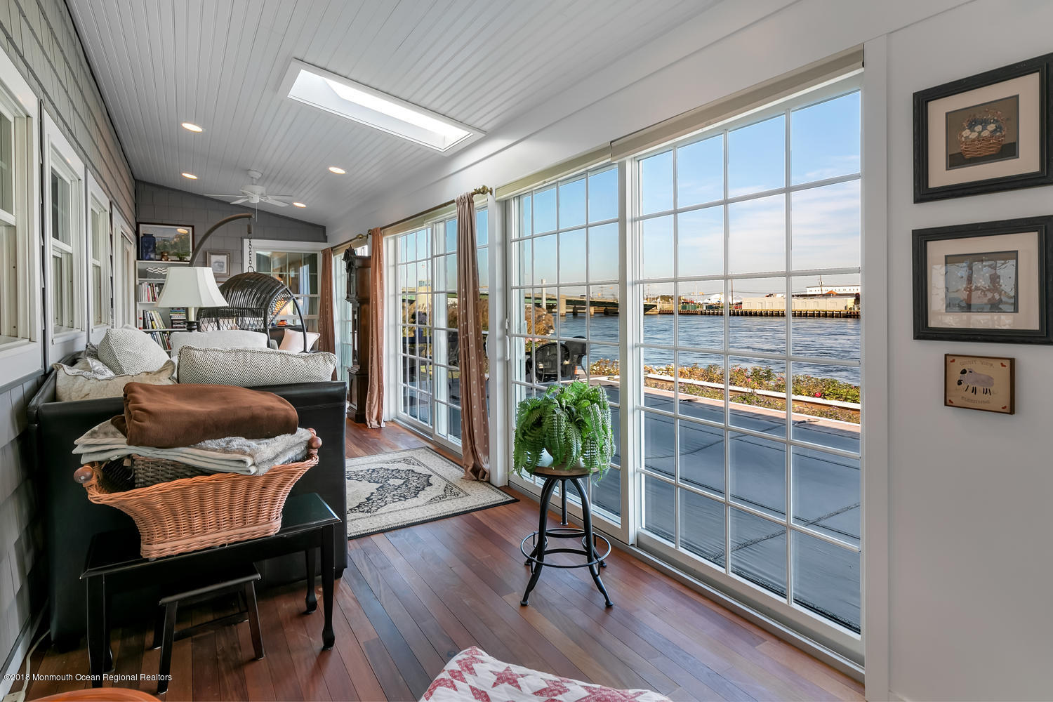 10 Packer Avenue Rumson, NJ 07760 - Photo 20 of 47 Sun porch with serene water views