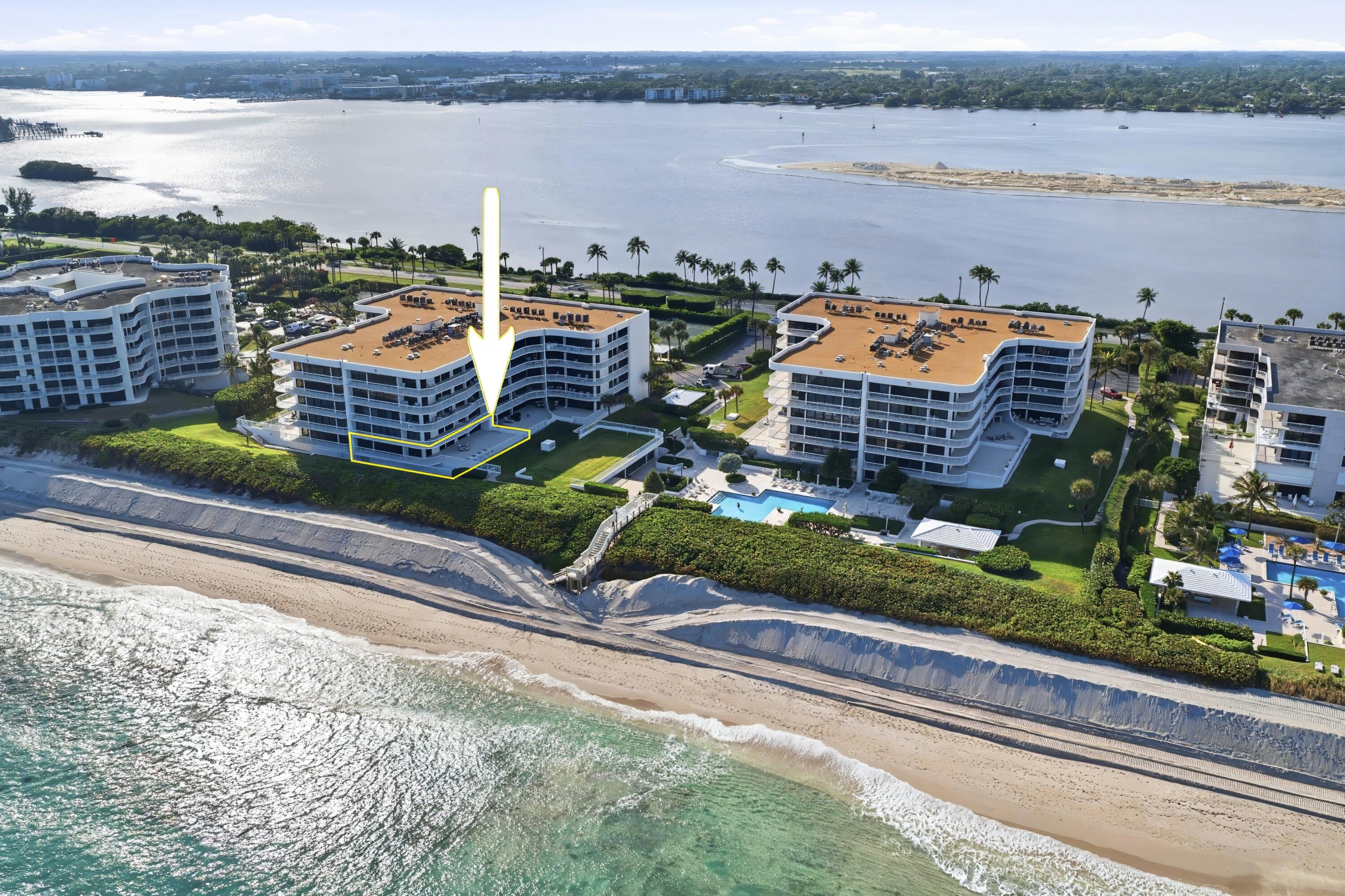 3300 South Ocean Boulevard, Unit 103S Palm Beach, FL 33480 - Photo 2 of 20 a view of a city with an ocean view