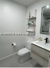 a close up of a mirror