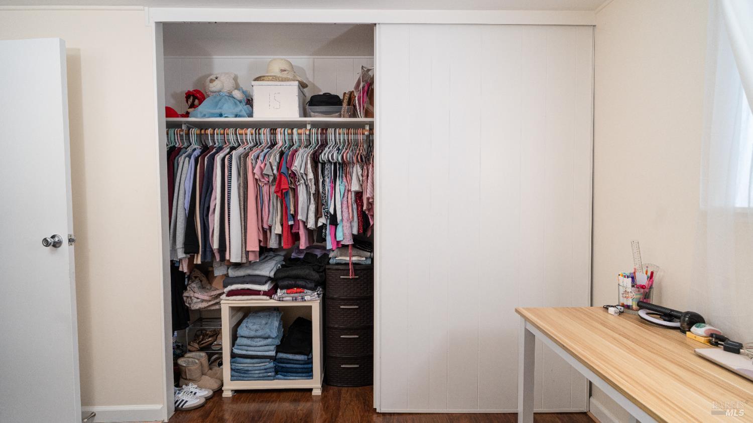 401 Frisbie Avenue Santa Rosa, CA 95407 - Photo 25 of 50 a view of a closet with storage