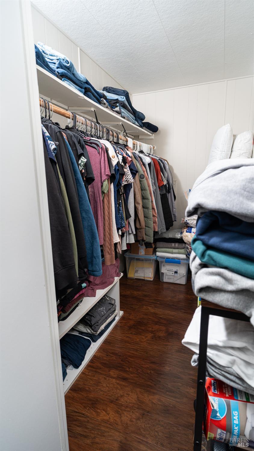401 Frisbie Avenue Santa Rosa, CA 95407 - Photo 38 of 50 a view of walk in closet with clothes and shoes
