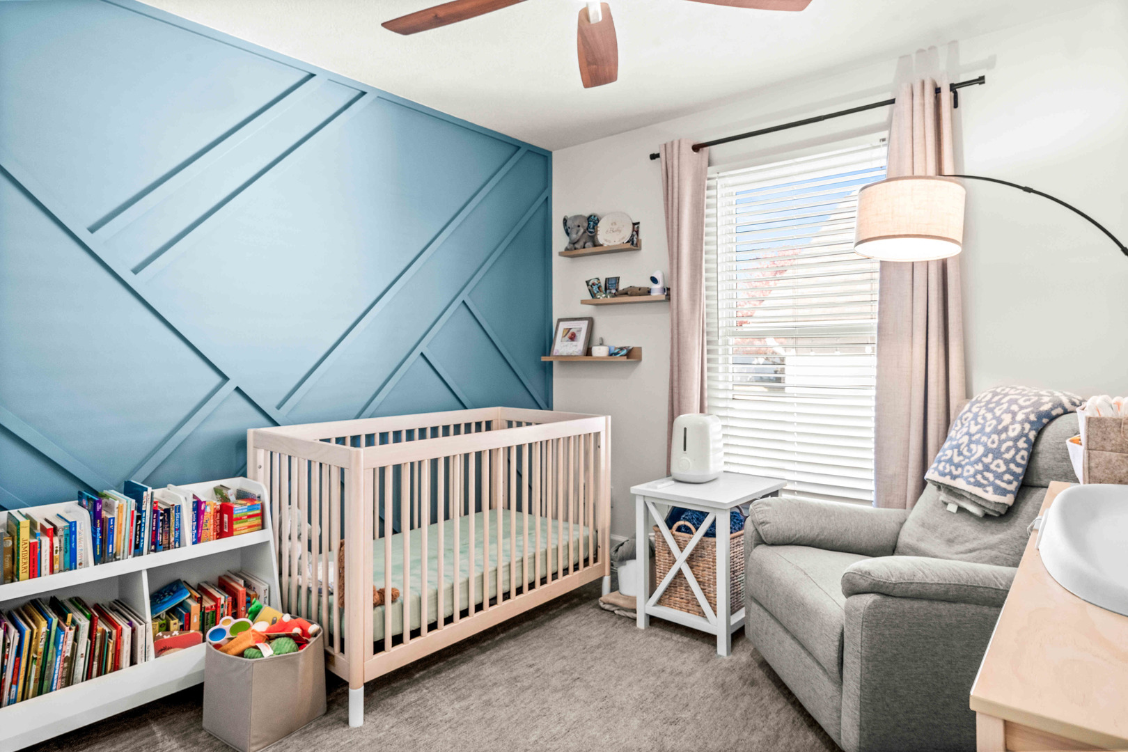 1402 River Landing Street Normal, IL 61761 - Photo 18 of 36 a bedroom with furniture and a book shelf