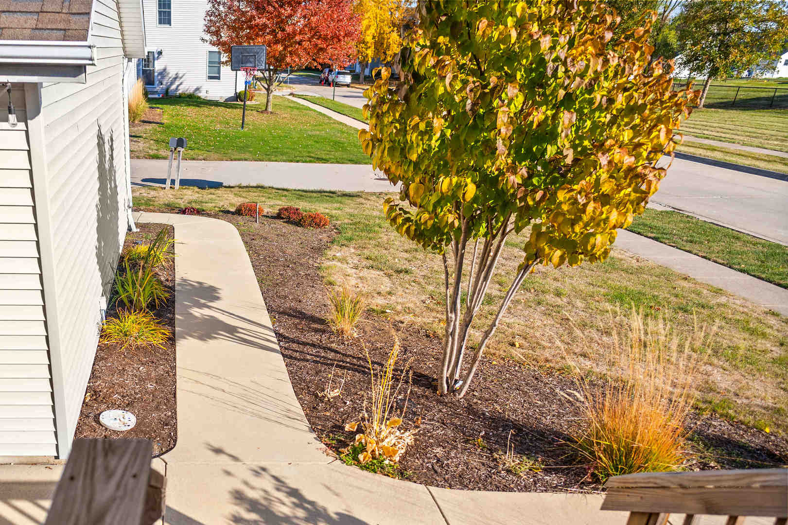 1402 River Landing Street Normal, IL 61761 - Photo 30 of 36 a view of a yard with wooden fence