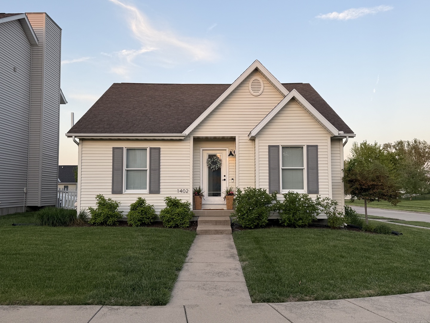 1402 River Landing Street Normal, IL 61761 - Photo 35 of 36 a front view of house with yard and green space