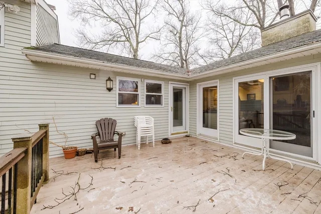 a view of a house with a roof deck