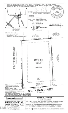 $475,000 | 0 South Main Street, Holly Springs, NC 27540