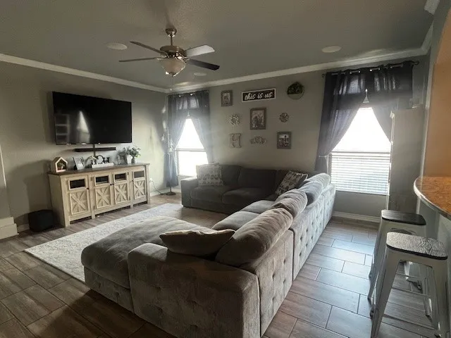 a bedroom with a bed and a walk in closet