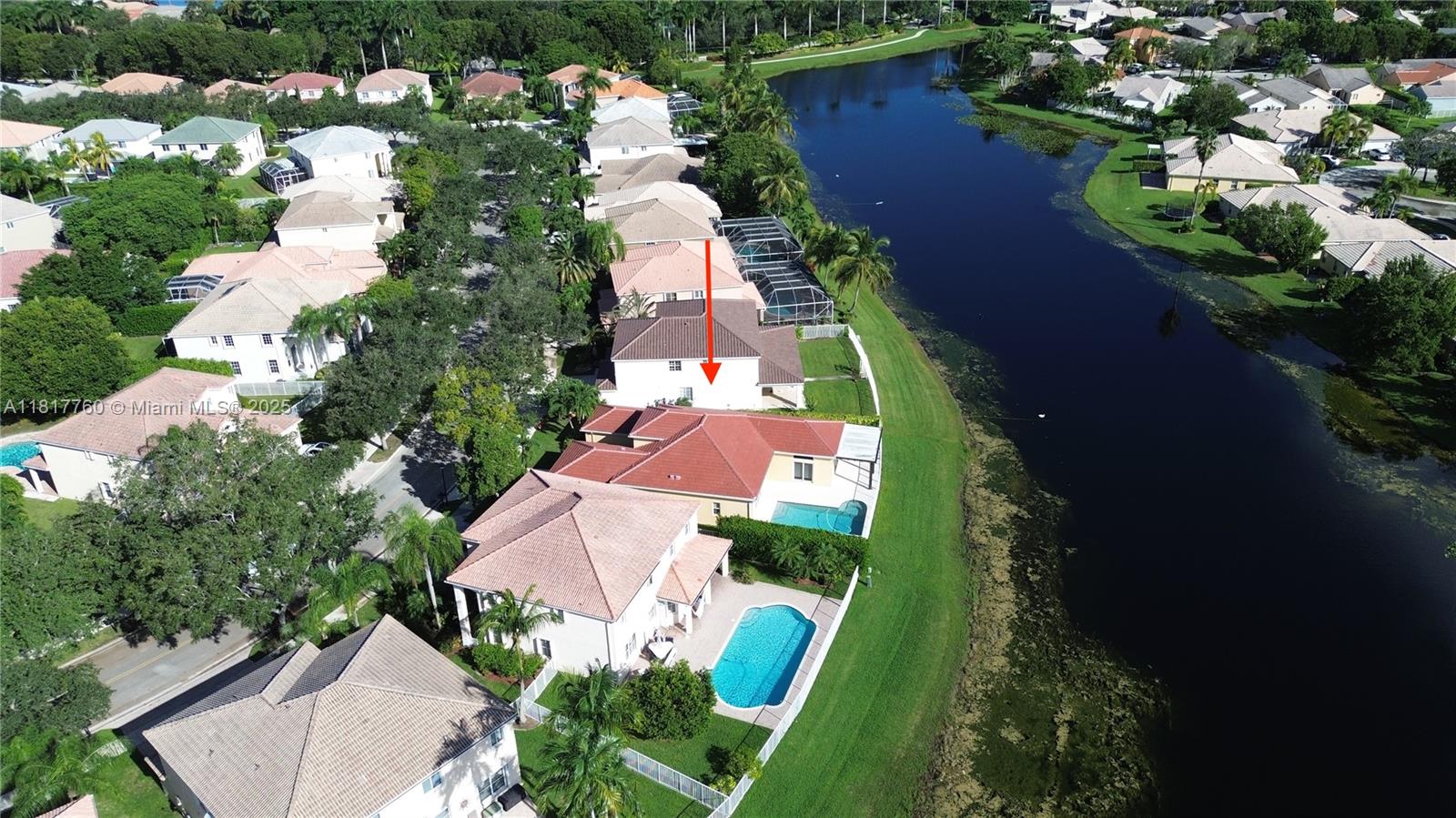 4221 Laurel Ridge Circle Weston, FL 33331 - Photo 51 of 57 an aerial view of residential houses with outdoor space and street view
