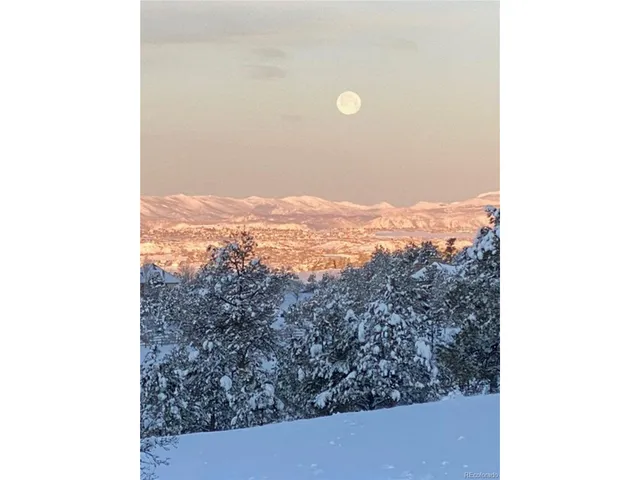 a view of a sky from a window